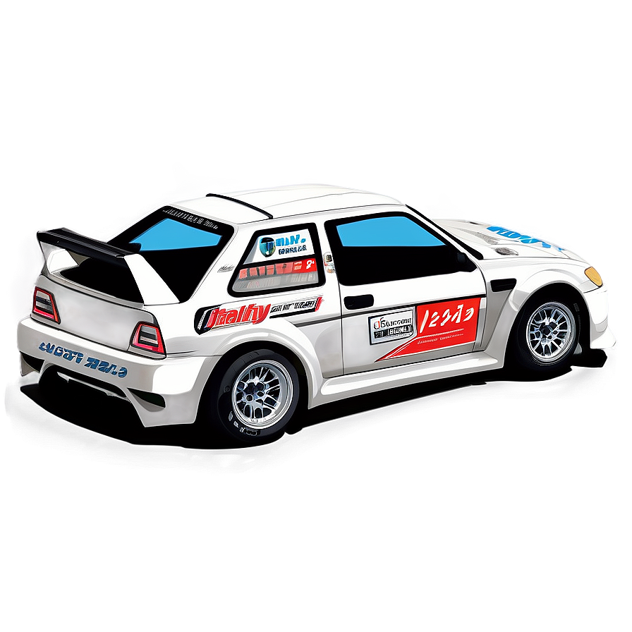 Rally Car Vector Sketch Png Qkc10 PNG