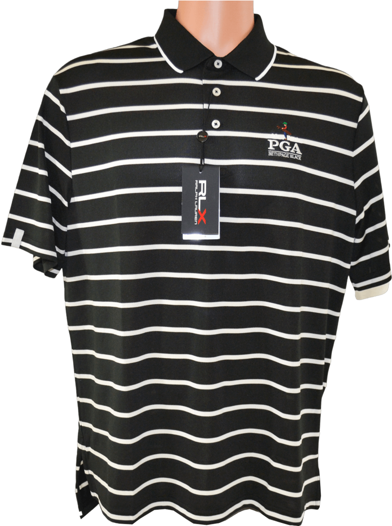 Ralph Lauren Striped Polo Shirt PNG