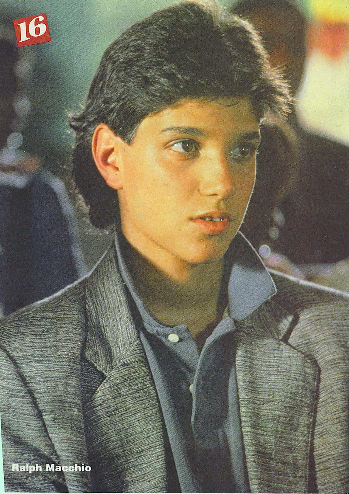 Actor Ralph Macchio is best known for his iconic role in 'The Karate Kid', smiling for the camera. Wallpaper
