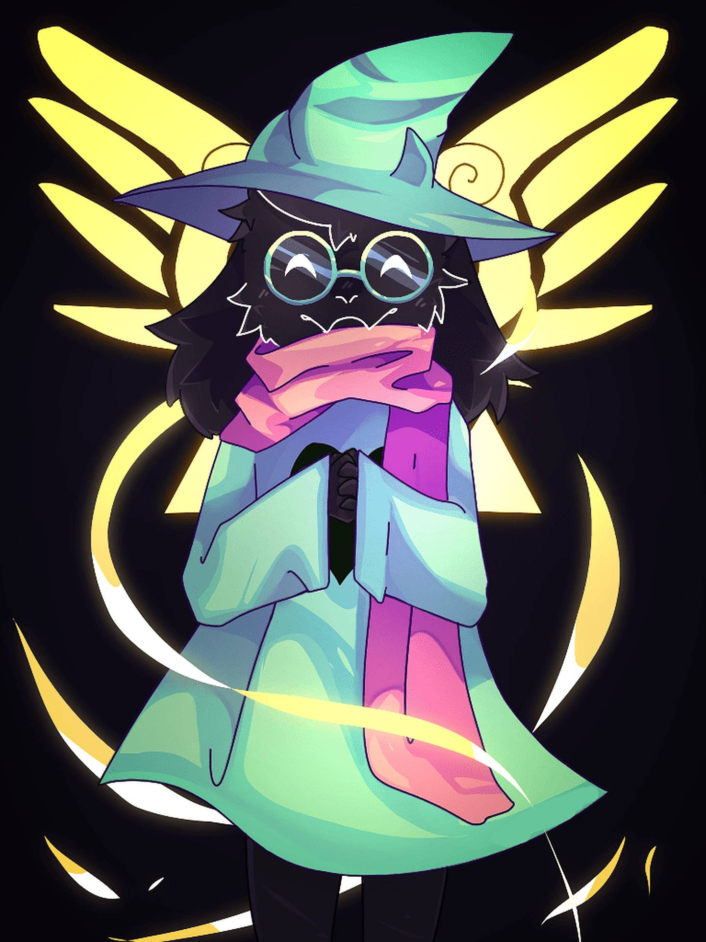 Ralsei With Wings Wallpaper
