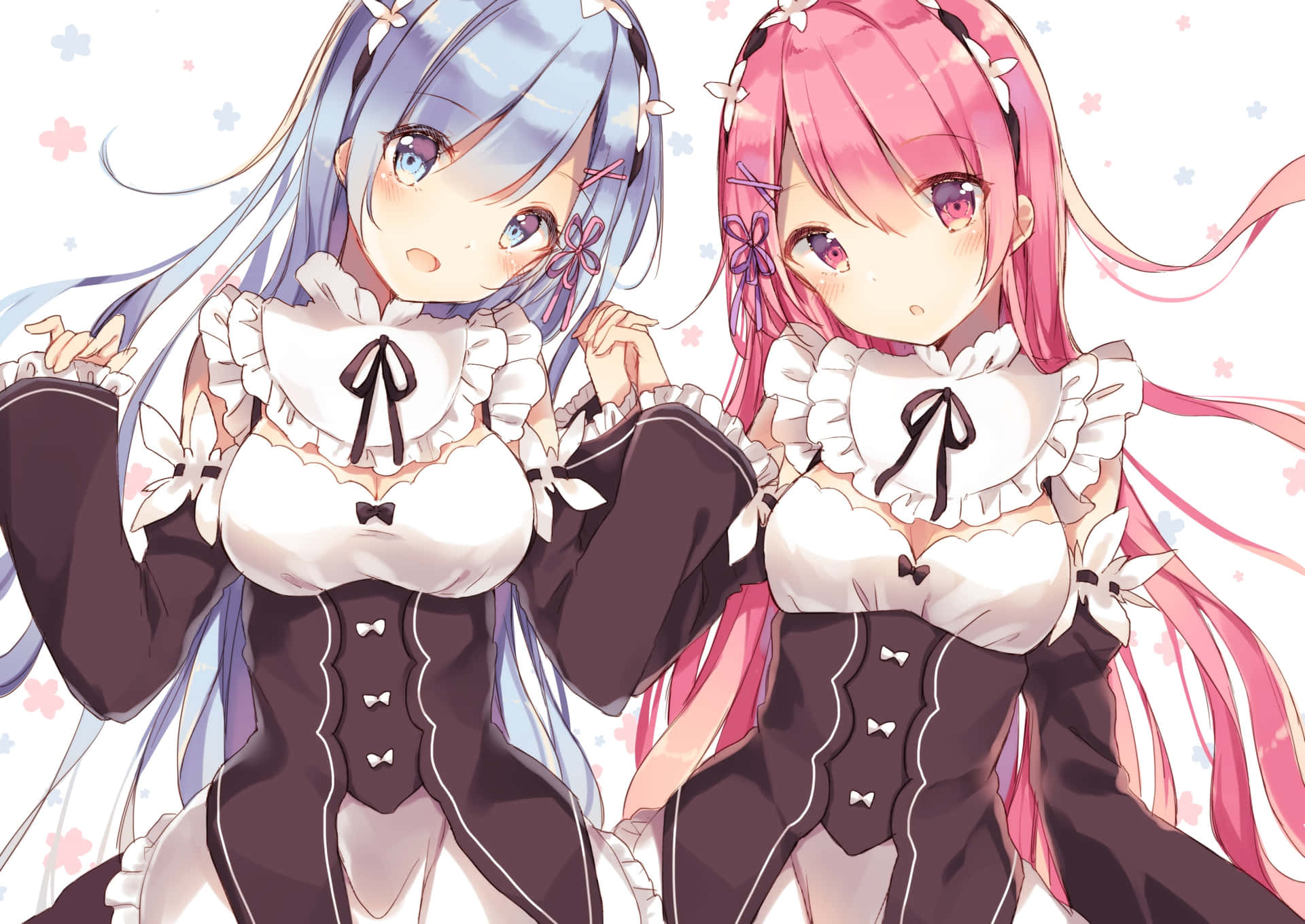 Ram and Rem - two sides of the story Wallpaper