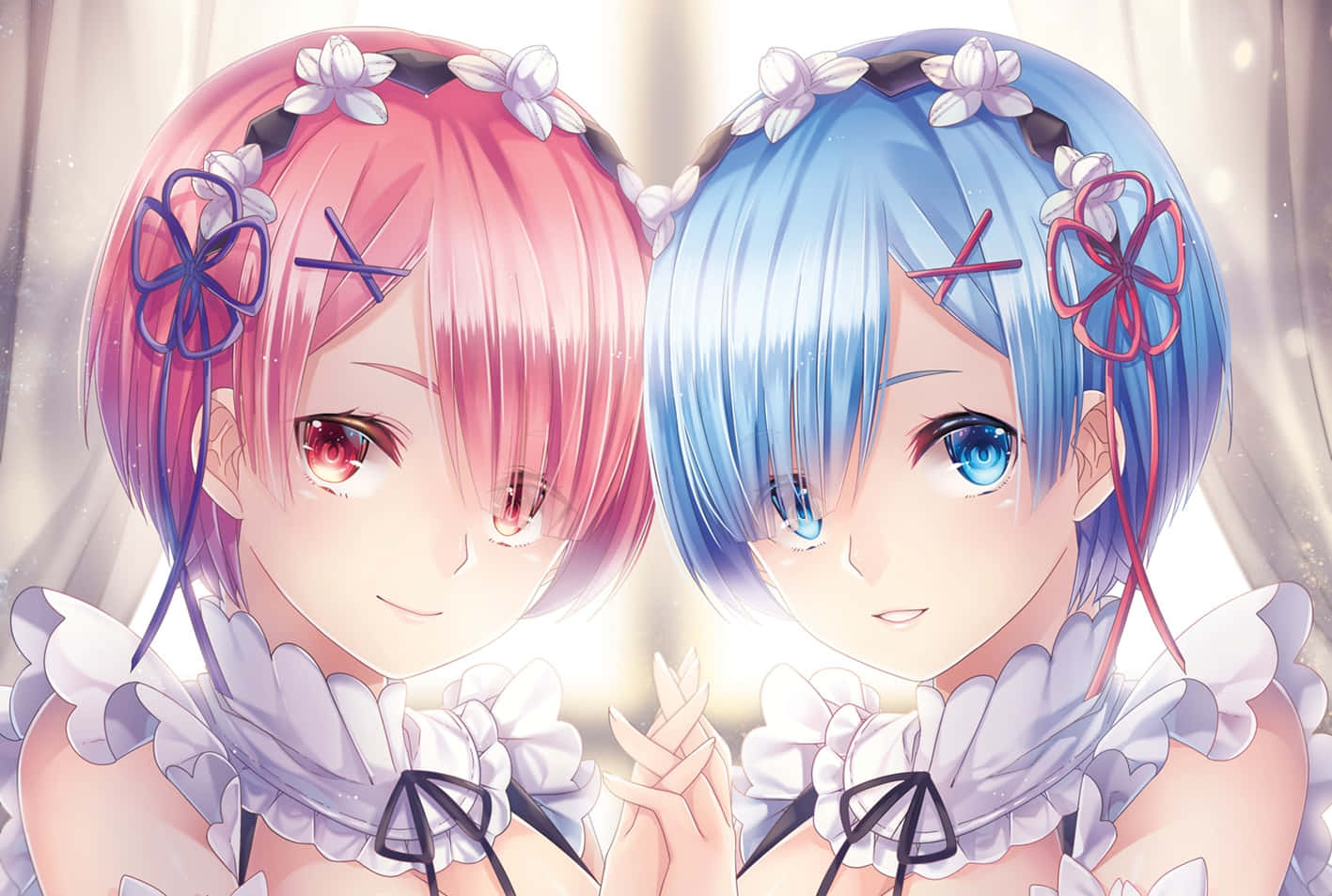 "Ram and Rem Dare to Dream" Wallpaper