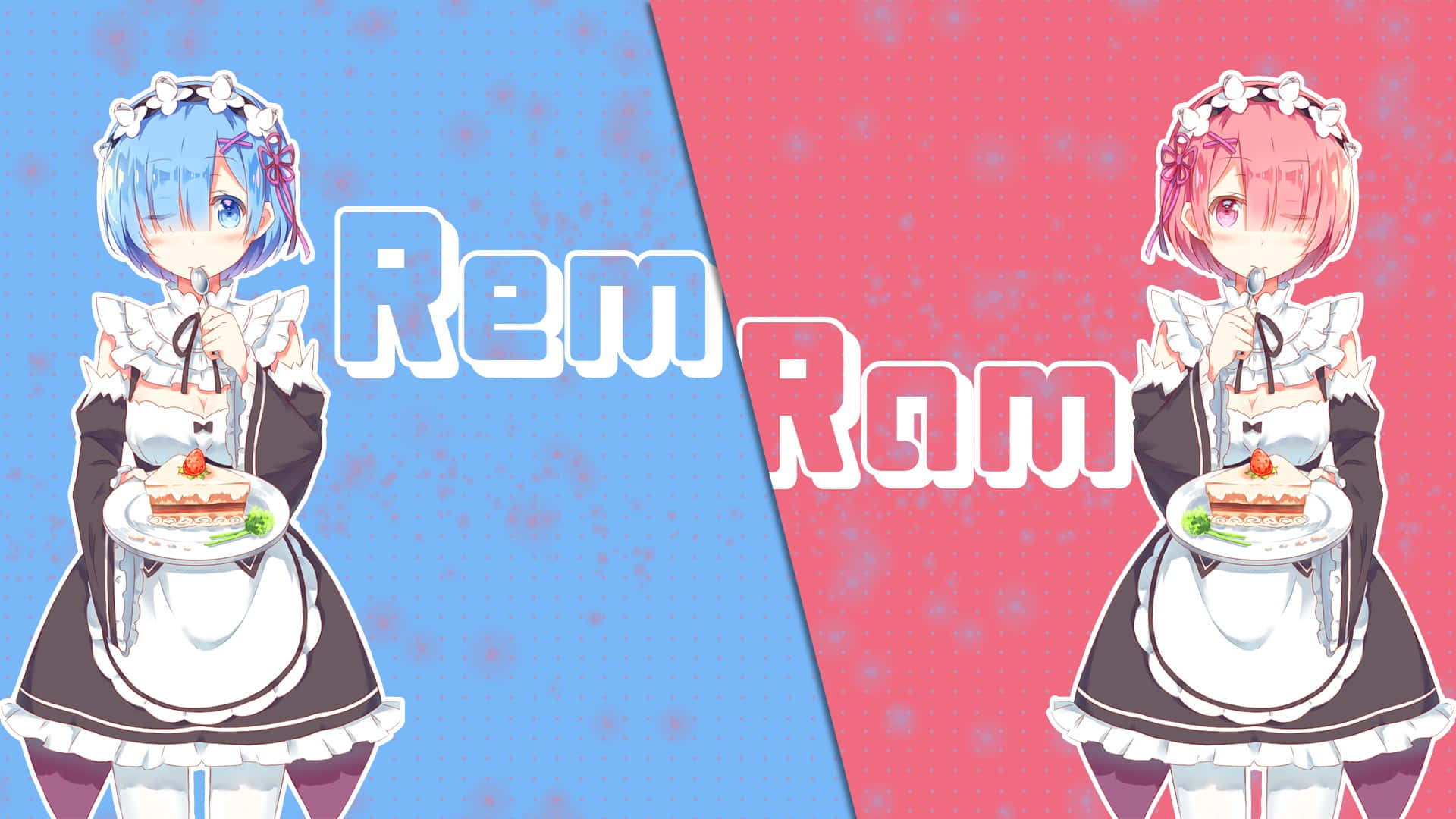 ReZero Rem Ram, anime, blue, draw, girl, manga, pink, ram, rem, rezero,  tokyo, HD phone wallpaper | Peakpx
