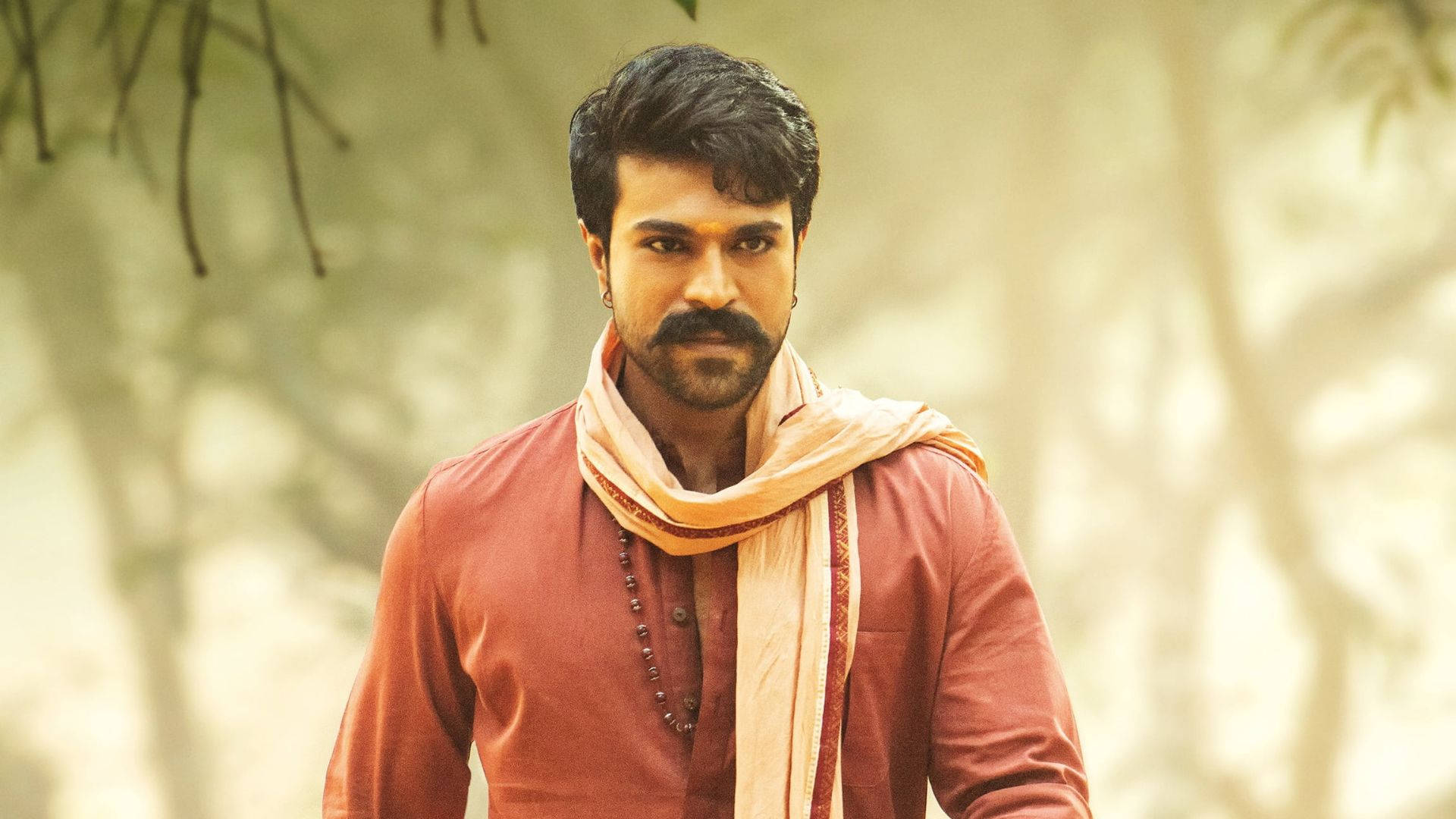 Download Ram Charan Hd In Traditional Indian Clothes Wallpaper | Wallpapers .com