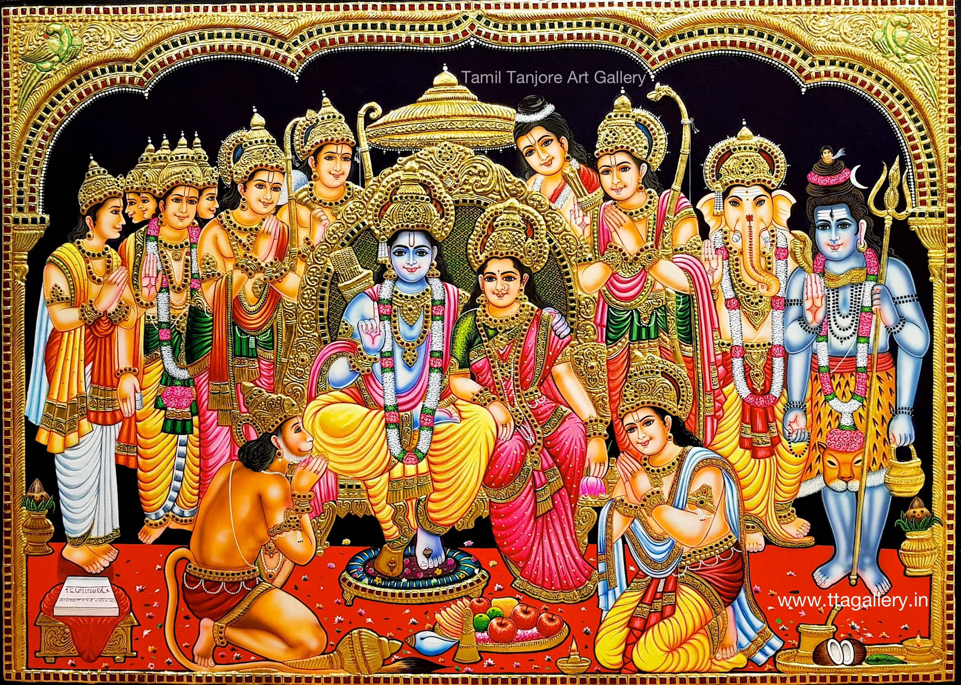 Ram Darbar Throne Wallpaper