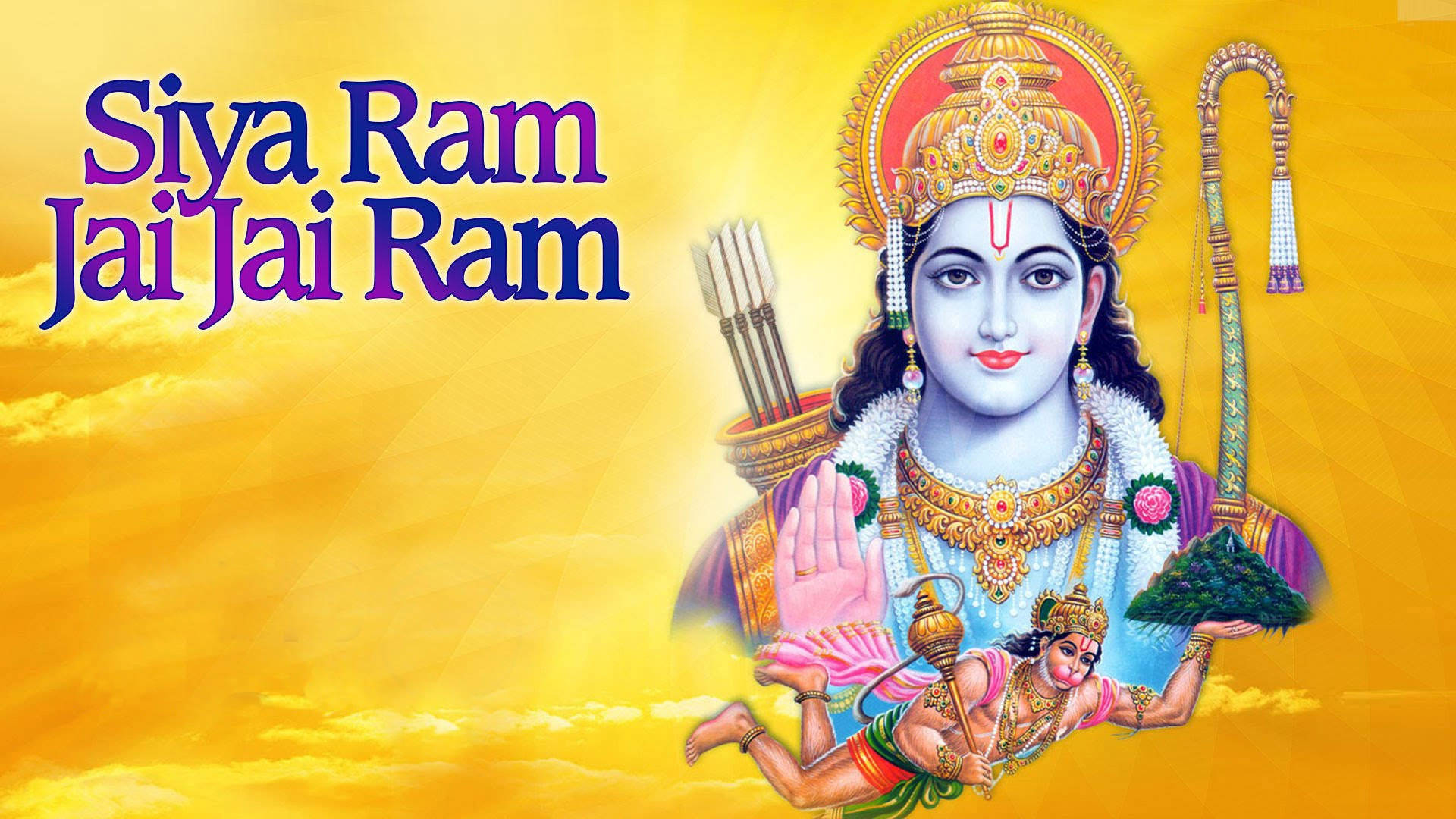 Ram Ji Con Il Cielo Giallo Sfondo