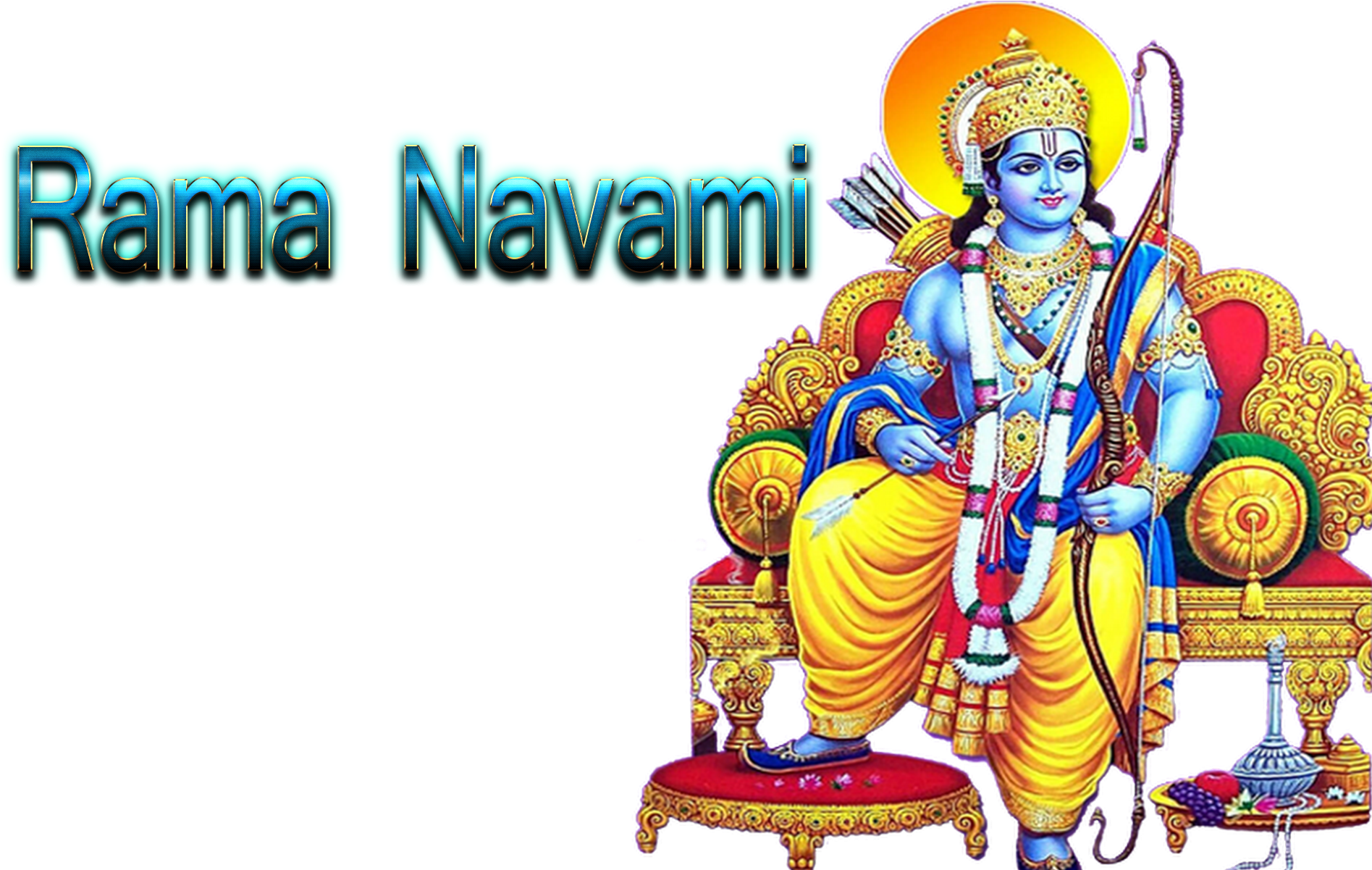 Rama Navami Celebration Artwork PNG