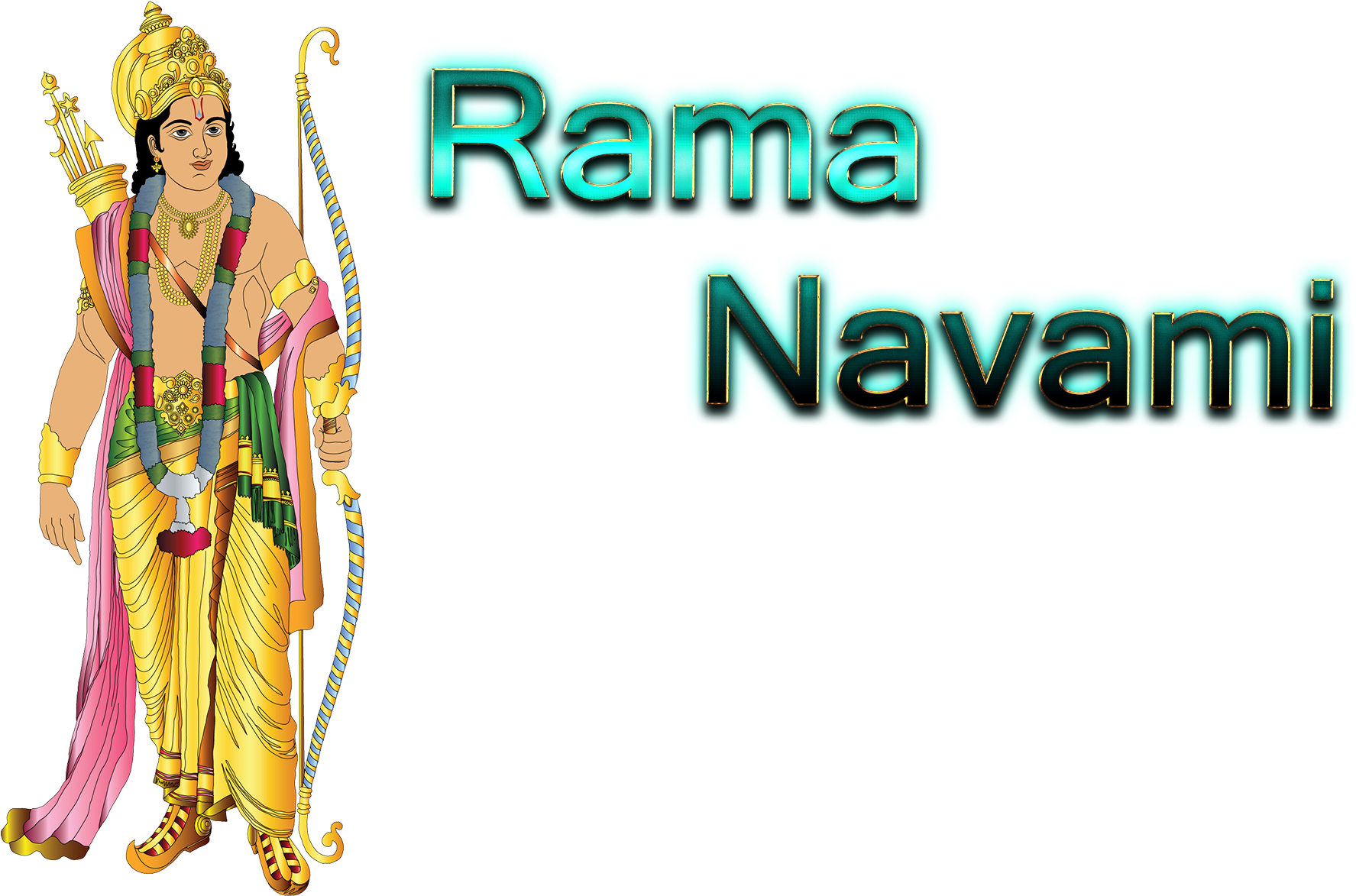 Rama Navami Celebration Illustration PNG