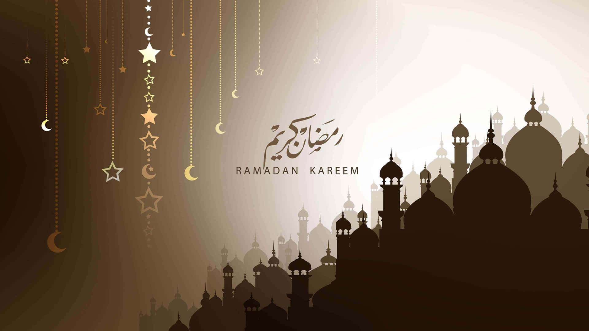 Willkommenin Den Ramadan Mit Einem Fröhlichen Herzen
