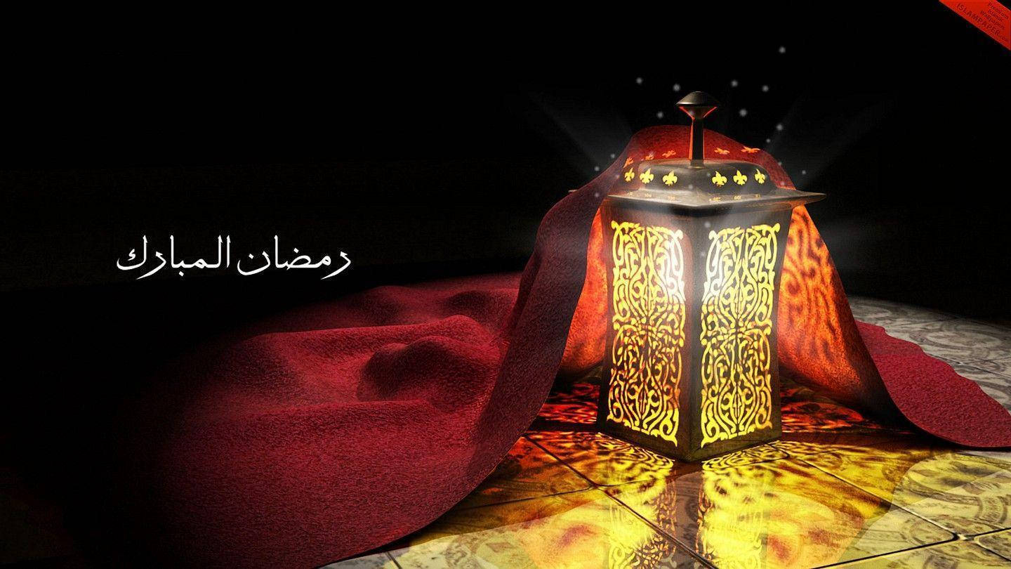 Ramadan Fanoos Lanterns Paintens viser et mønster af en moderne ramadan fanoos lamper. Wallpaper