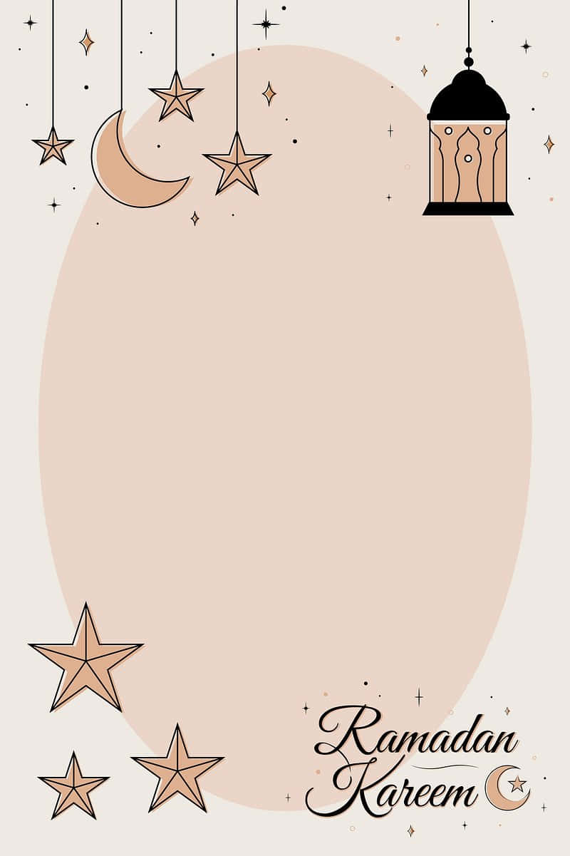 Ramadan Kareem Crescentand Stars Wallpaper