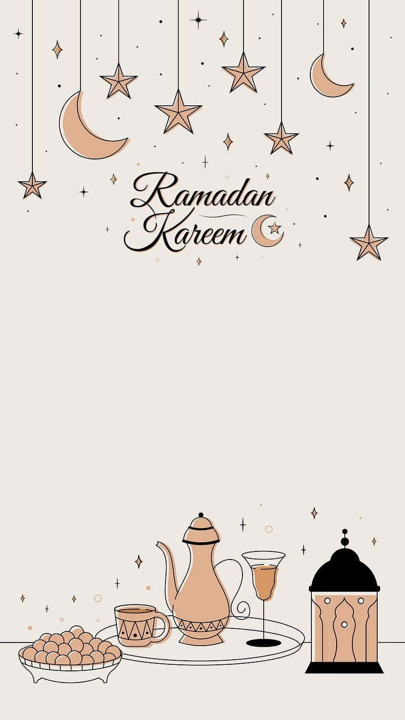 Ramadan Kareem Greeting Card Wallpaper