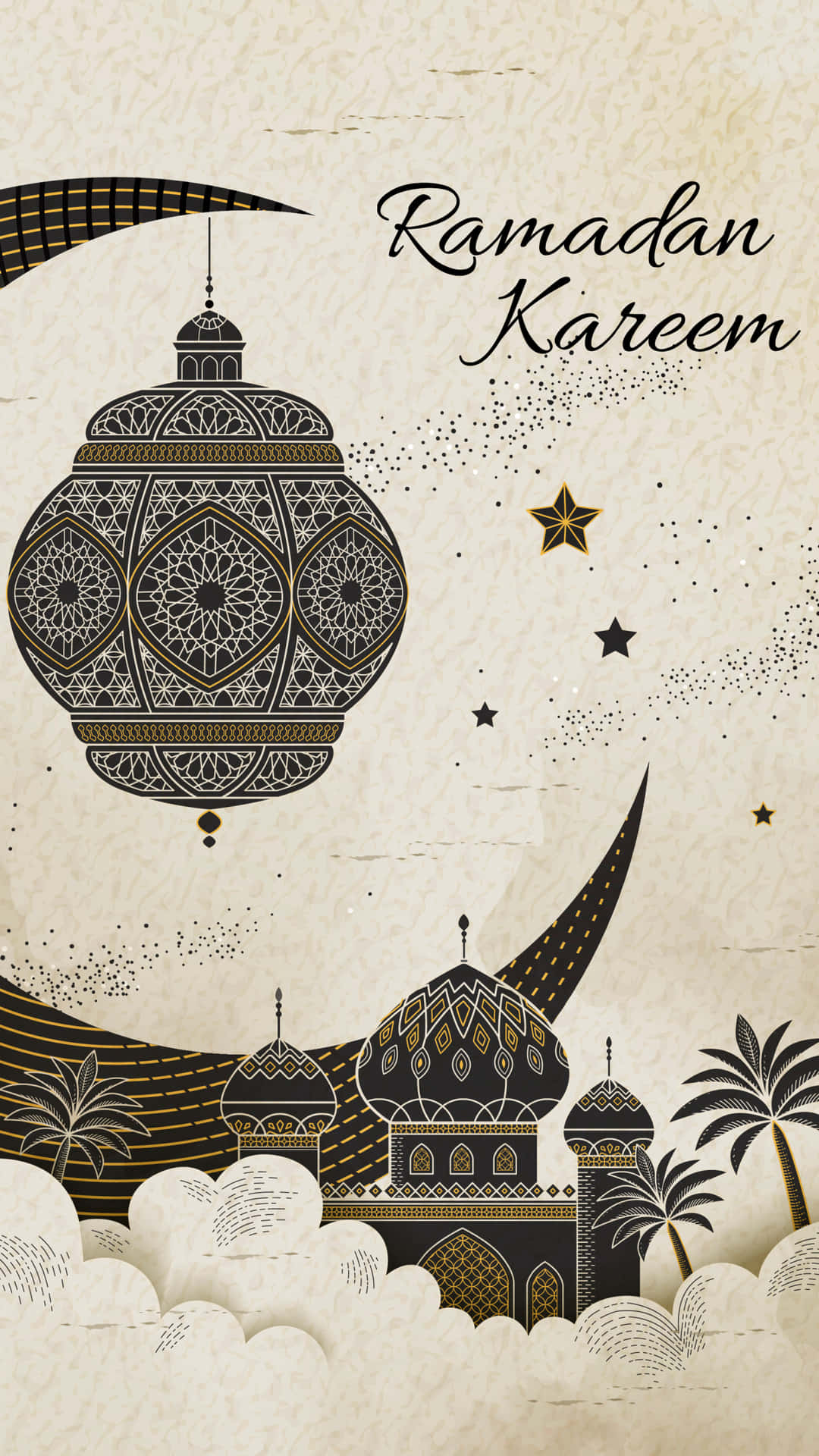 Ramadan Kareem Greeting Design Wallpaper