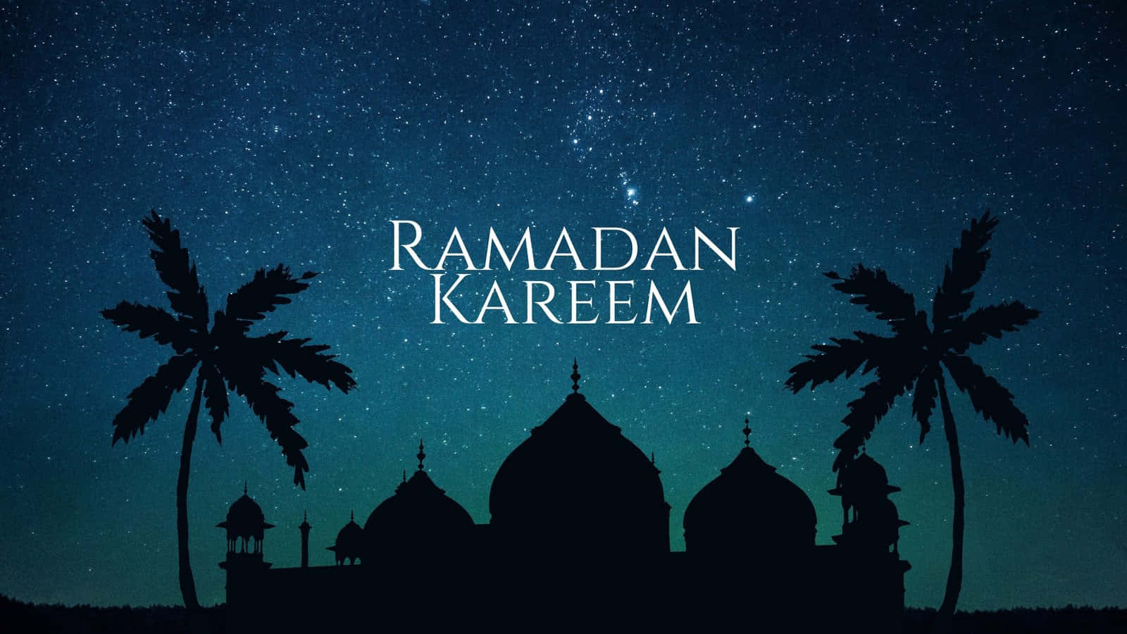 Ramadan Kareem Night Sky Wallpaper