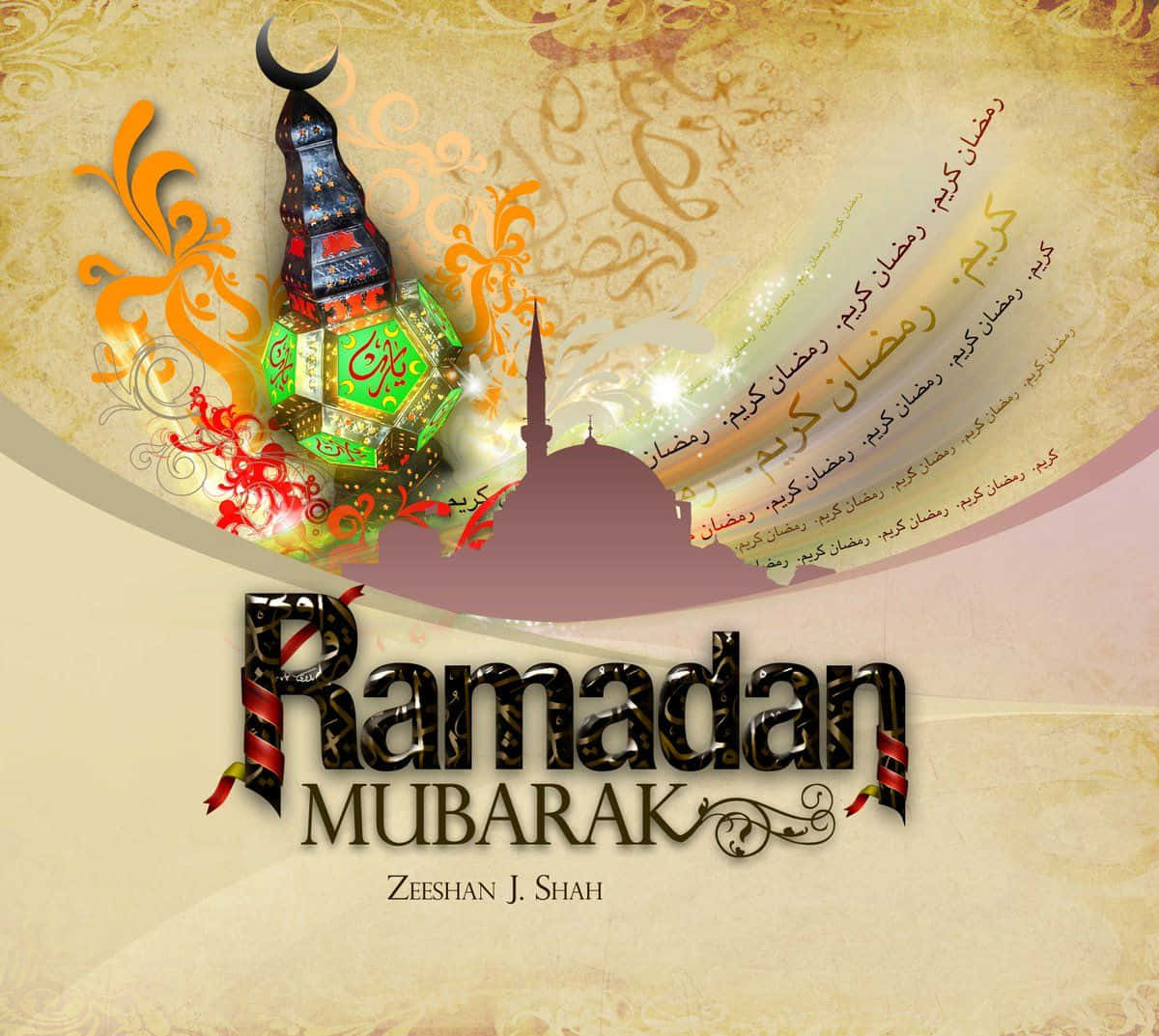 Ramadanmubarak Baggrund.