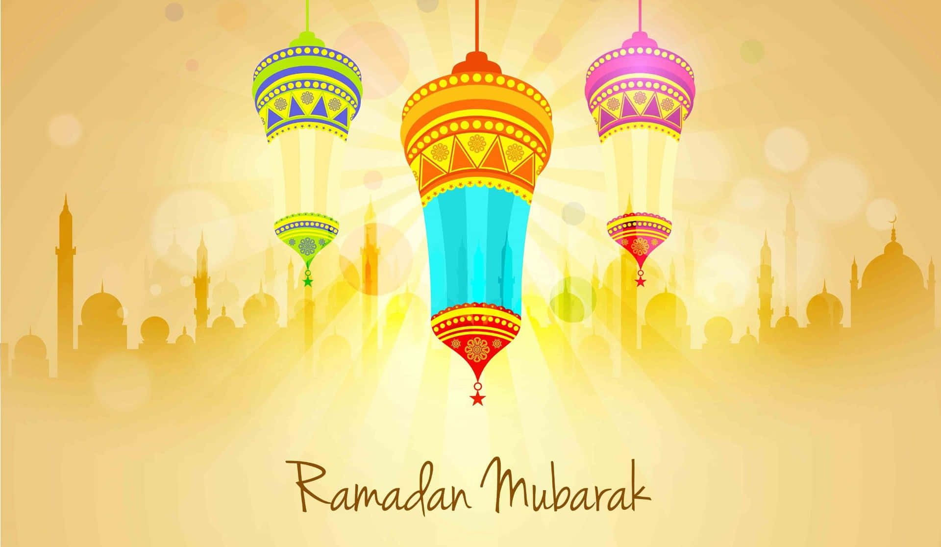 Ramadanmubarak Hintergrund.