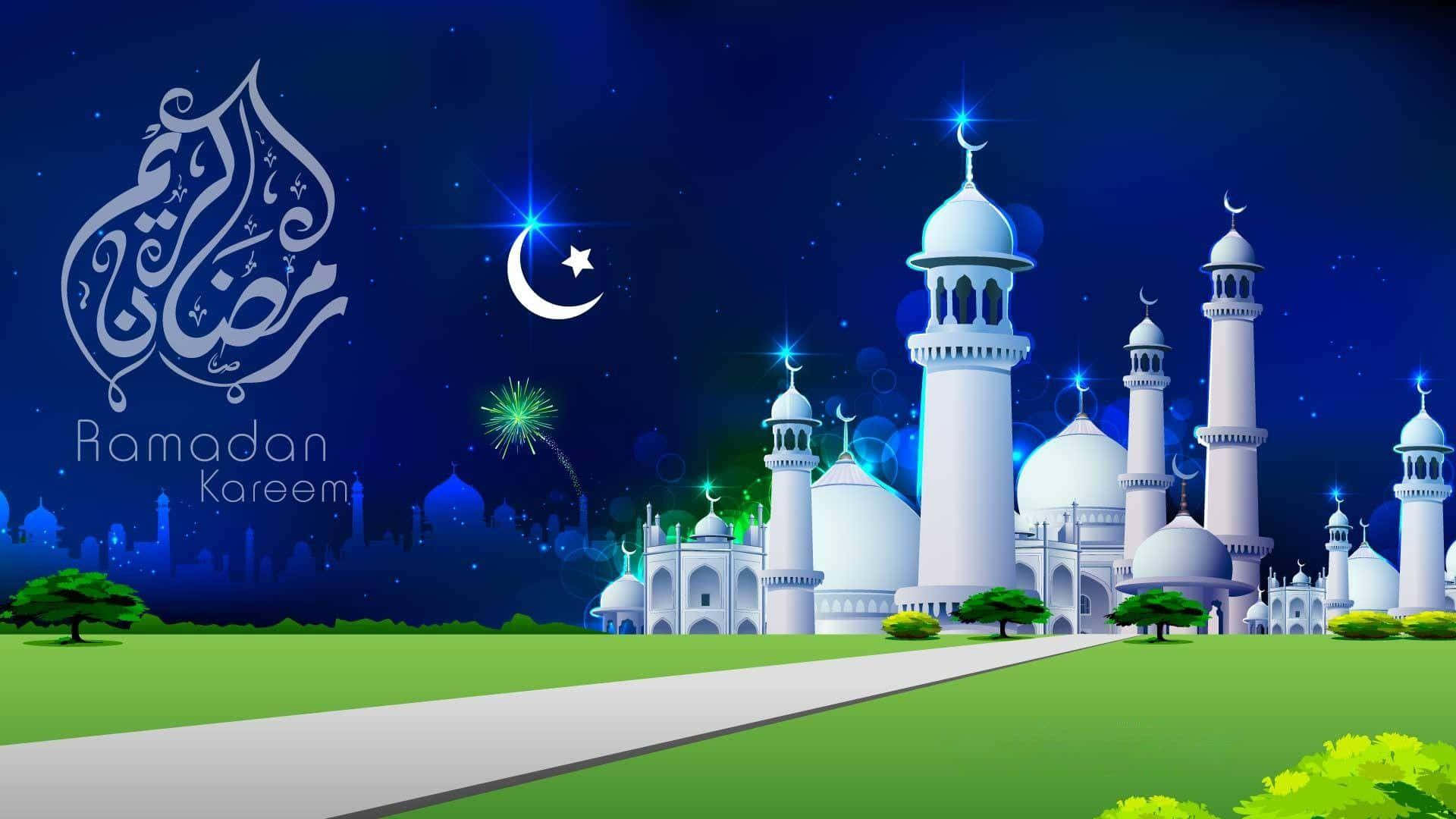 Hintergrundzum Ramadan Mubarak