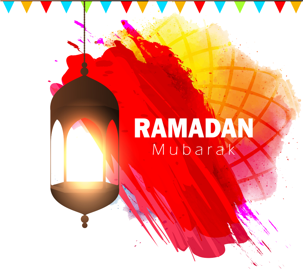 Ramadan Mubarak Lantern Celebration PNG