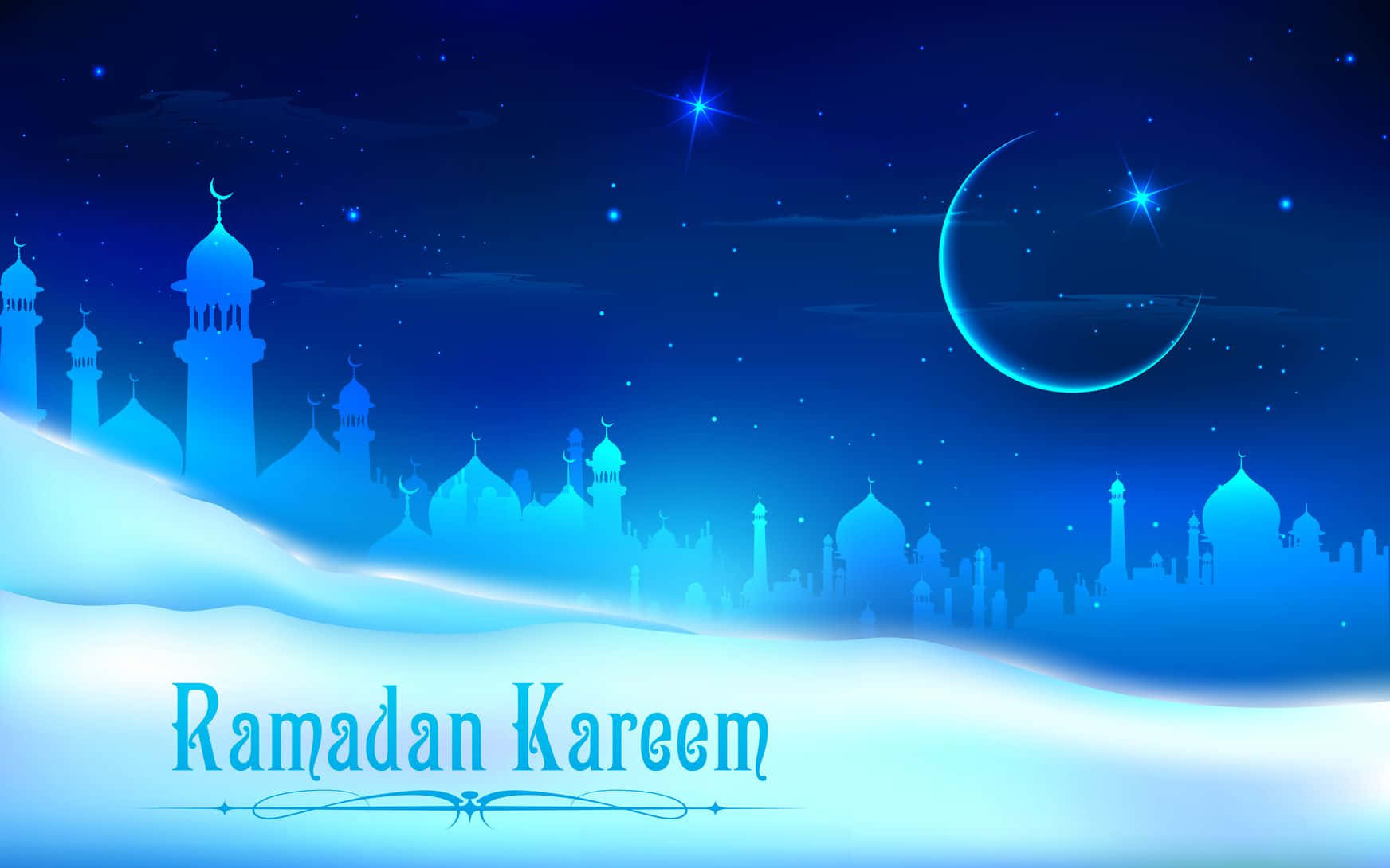 Immagineblu Con Neve Per Ramadan