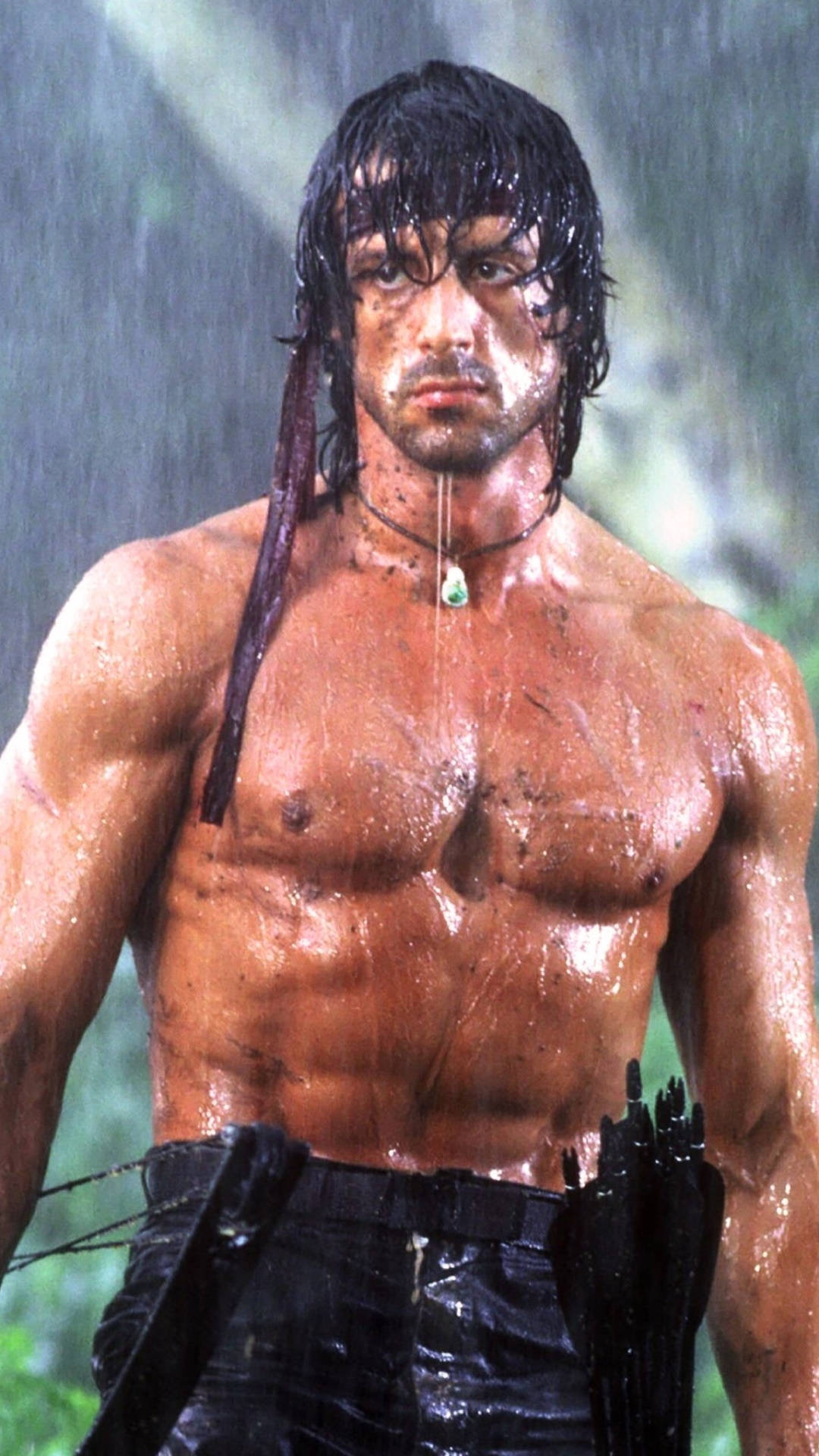 Rambo In The Rain Wallpaper