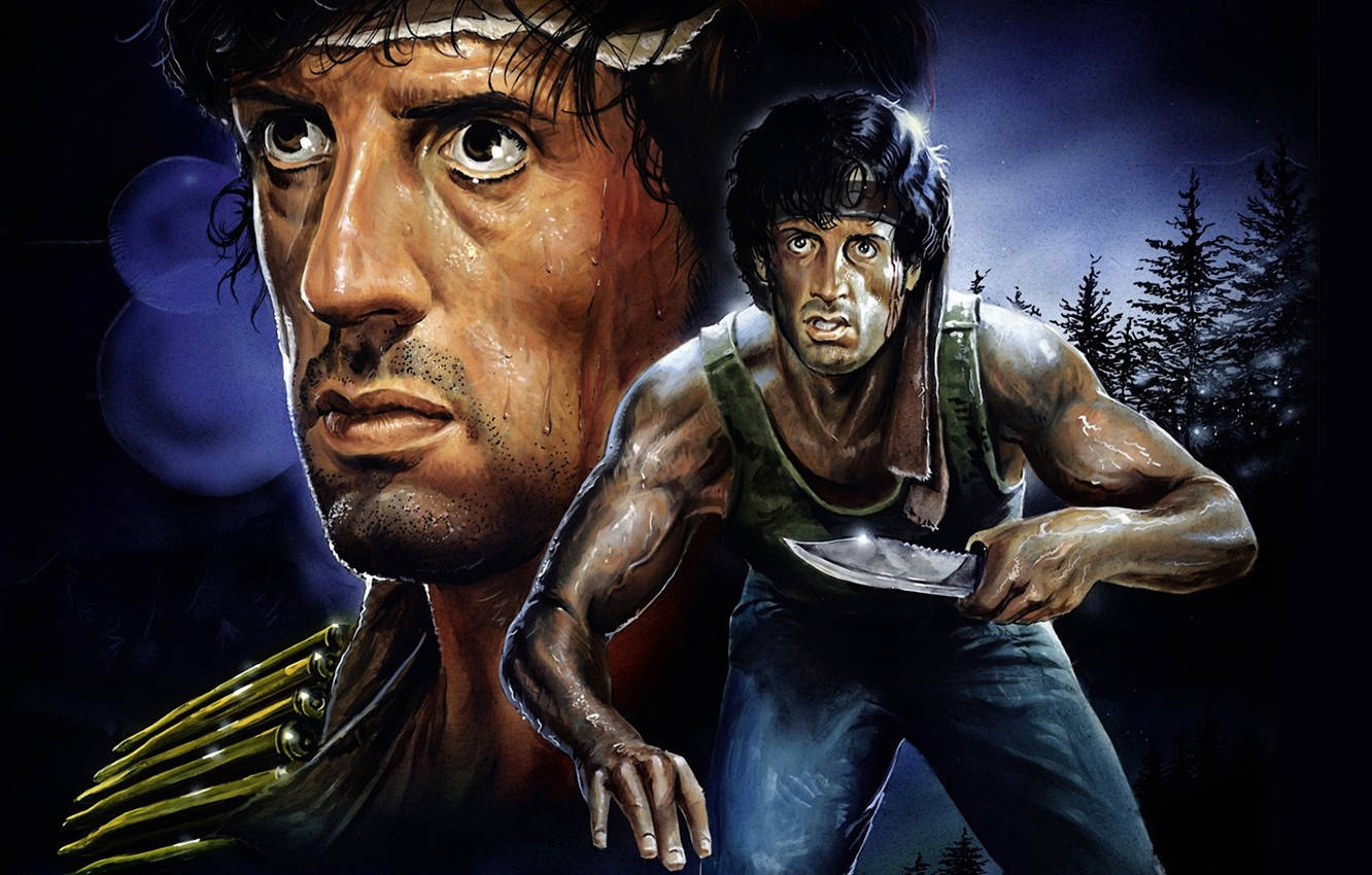 Rambo On The Hunt Wallpaper