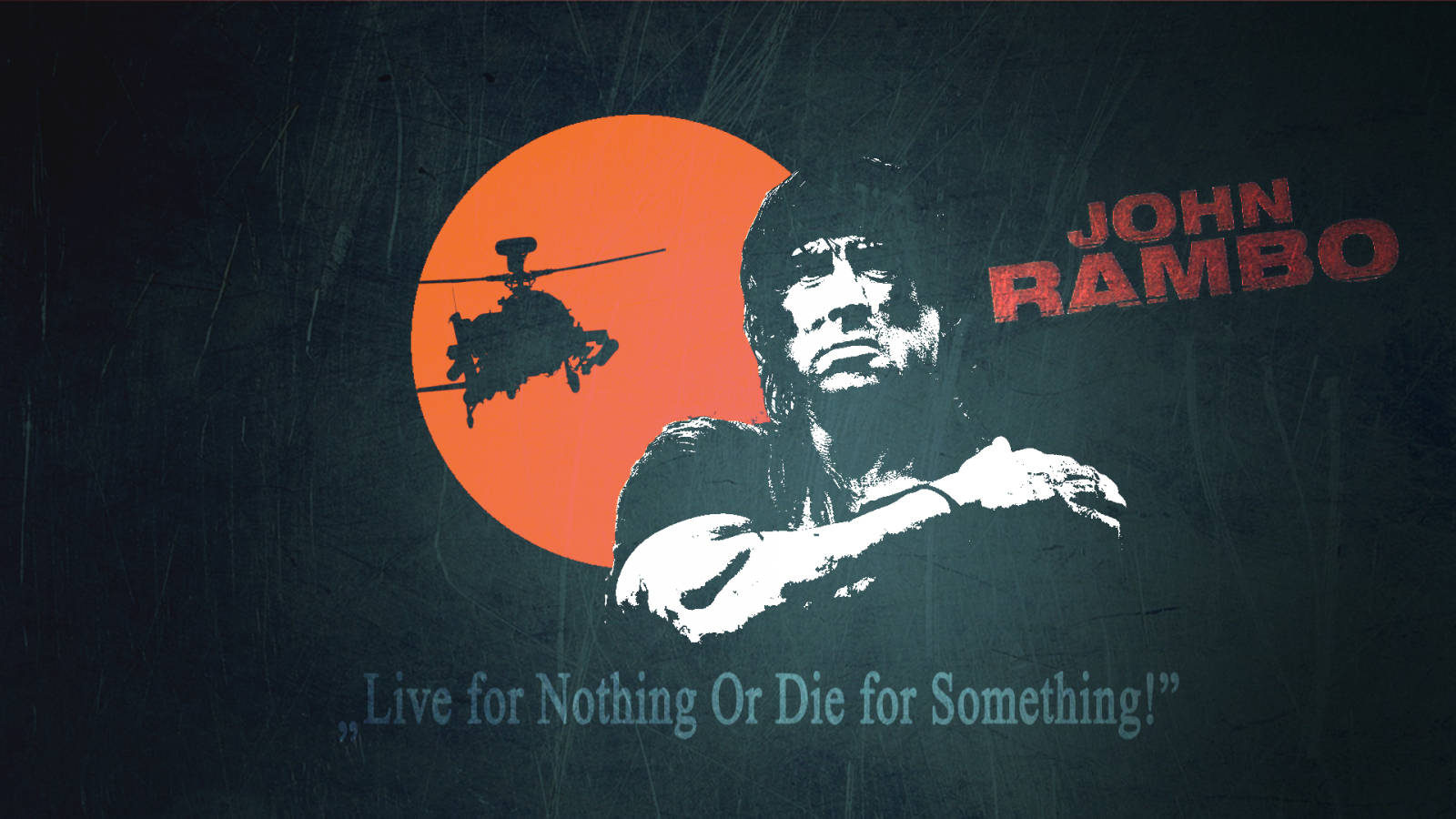 Rambo Patton Quote Wallpaper