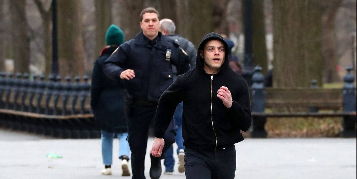 Rami Malek Running