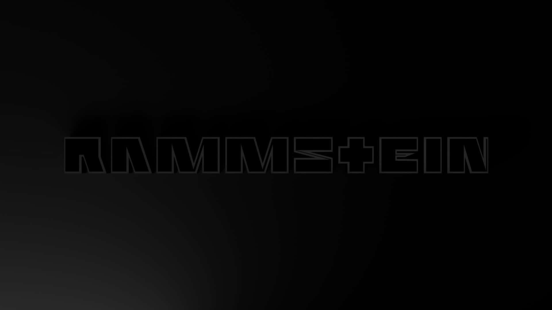 Rammstein Logo Black Background Wallpaper