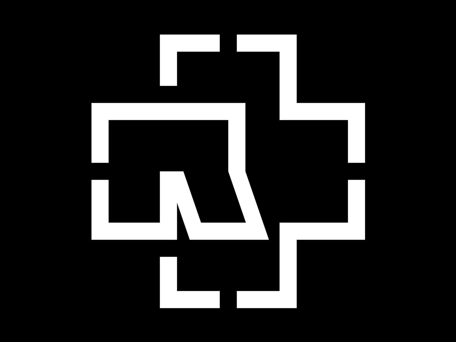 Logo Rammstein Noir Et Blanc Fond d'écran