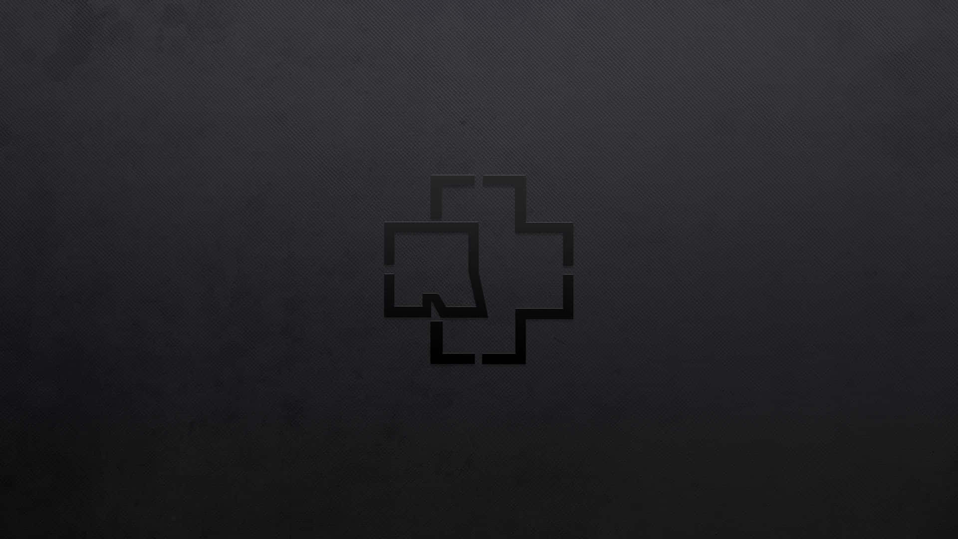 Logo Rammstein Latar Belakang Gelap Wallpaper