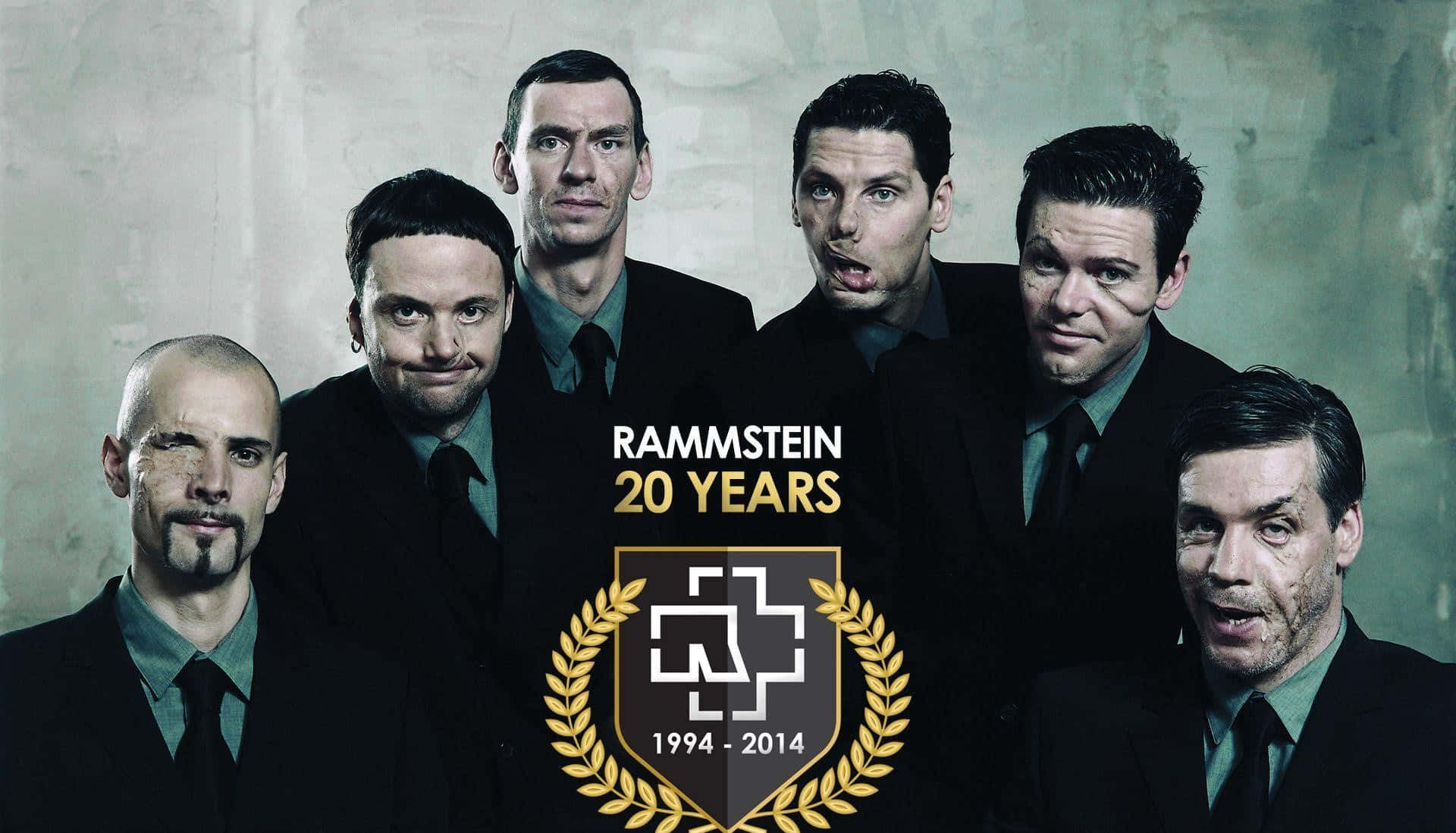 <b>Rammstein</b>20th Anniversary Group Photo Wallpaper.