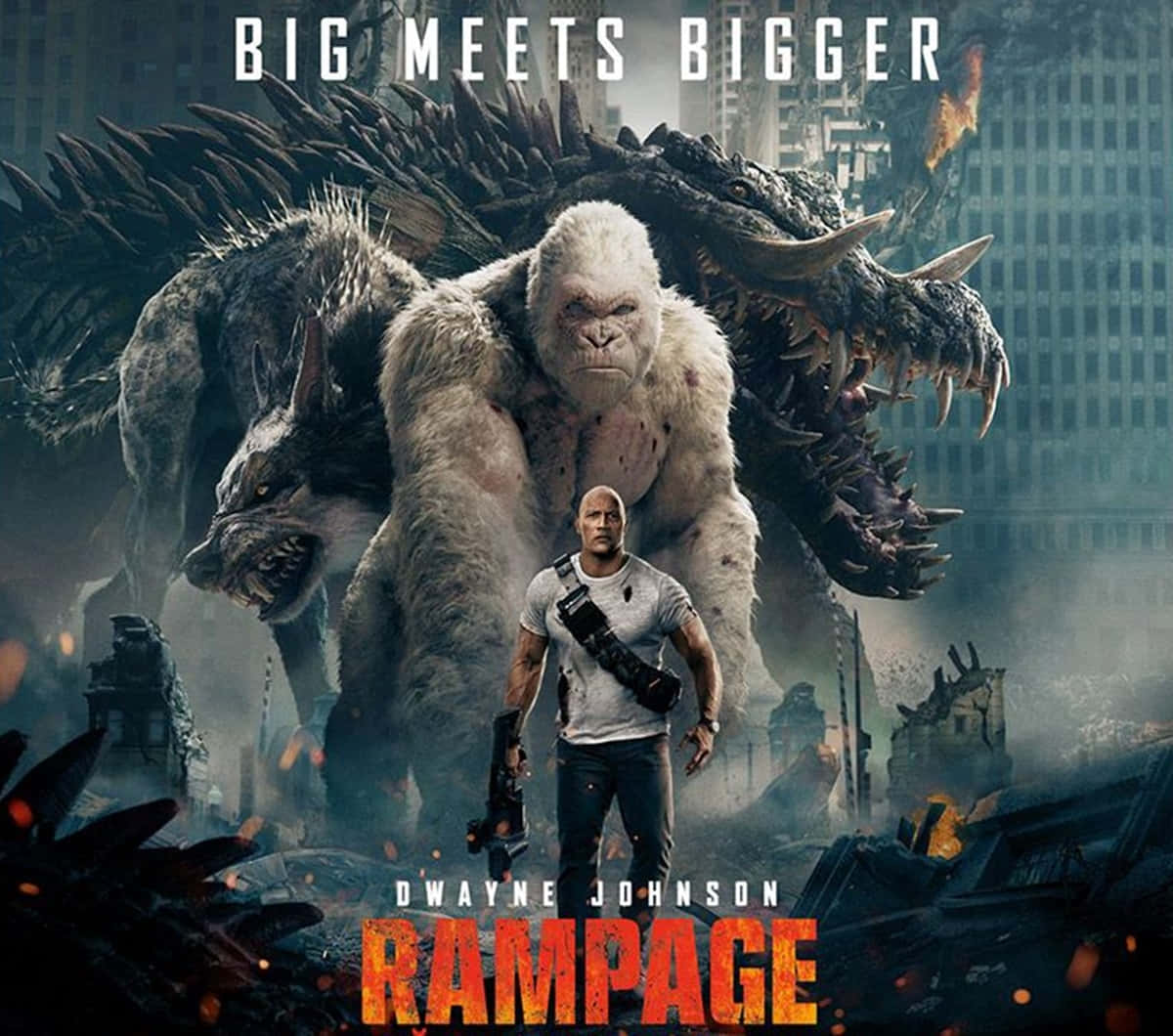 Rampage Movie Poster Wallpaper