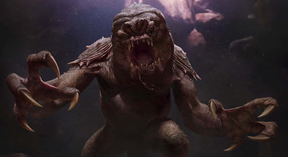 The Rancor - a fearsome predatory creature lurking in Jabba’s palace Wallpaper