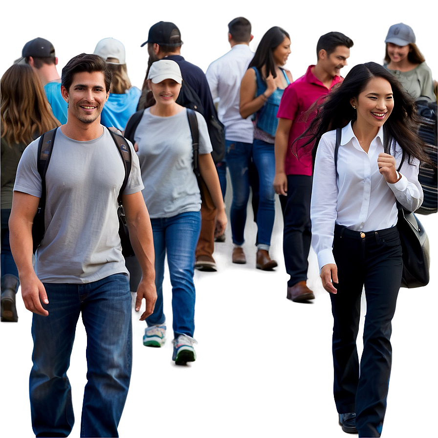 Random Person In Crowd Image Png Vlv PNG