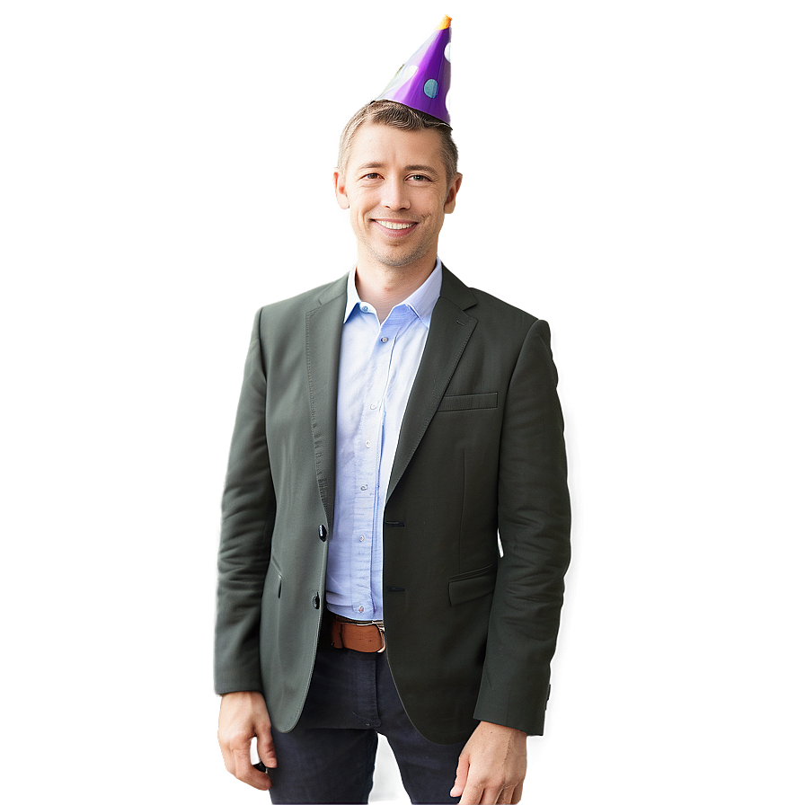 Random Person In Party Hat Png 3 PNG