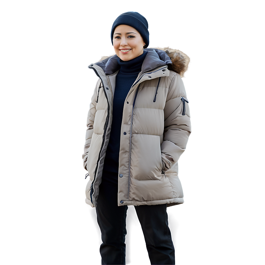 Random Person In Winter Coat Png 06252024 PNG