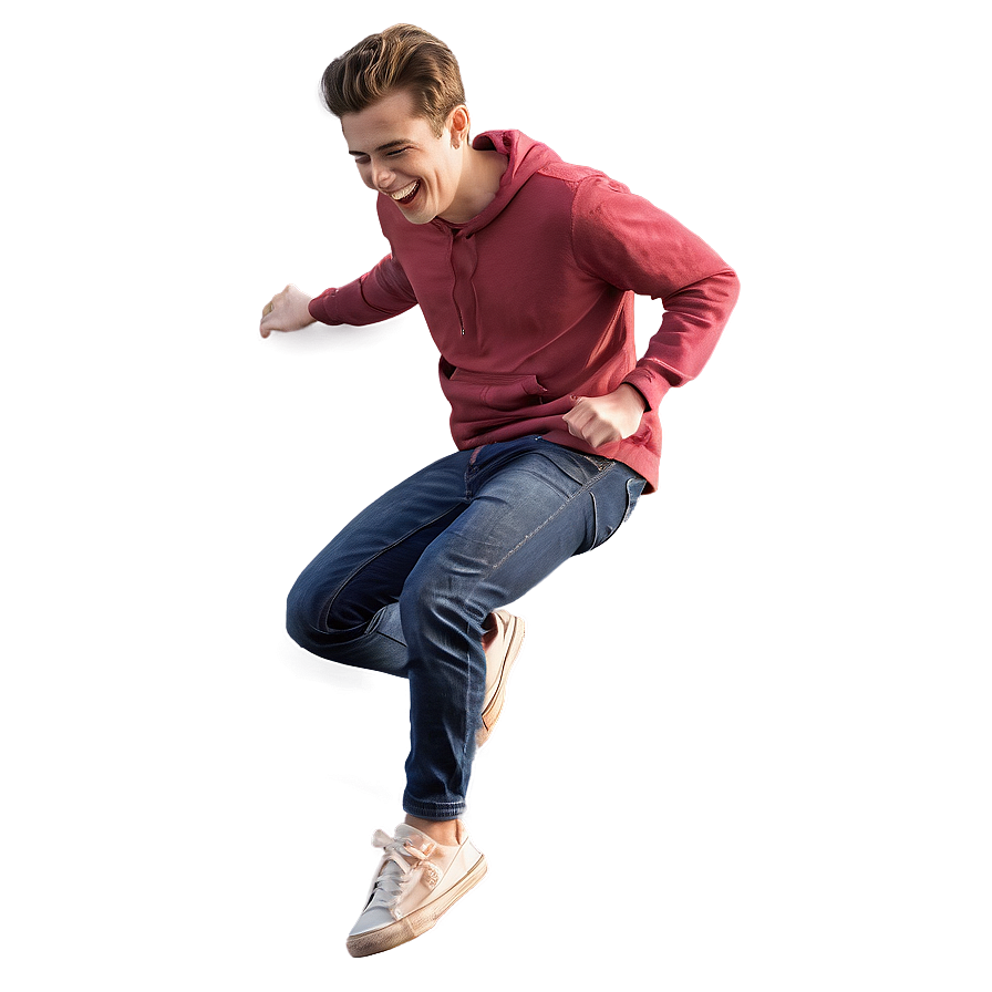 Random Person Jumping Joyfully Png Bhd9 PNG