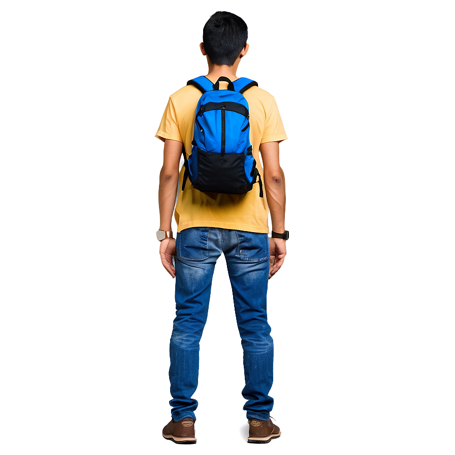 Random Person With Backpack Png 06252024 PNG