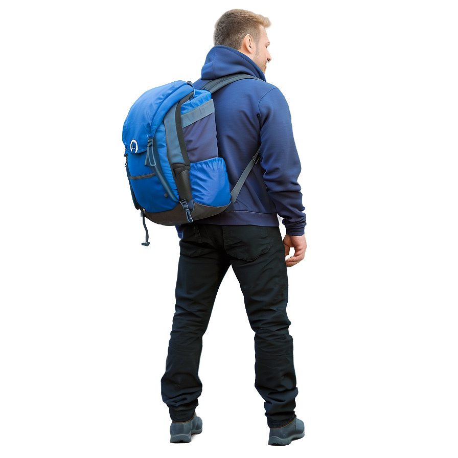 Random Person With Backpack Png Xvd PNG