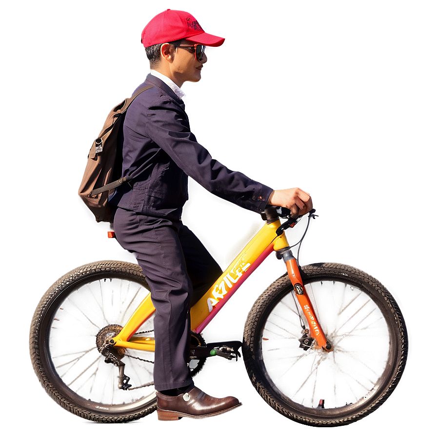 Random Person With Bicycle Png 33 PNG