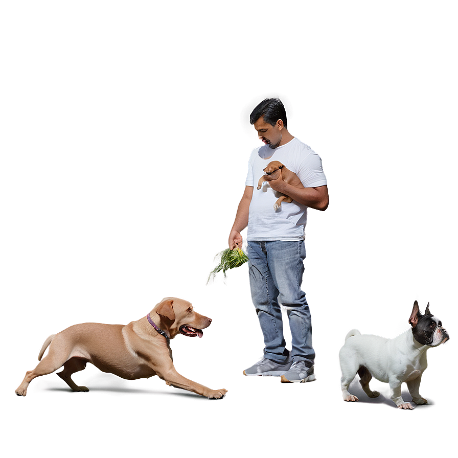 Random Person With Pets Png Ssf PNG