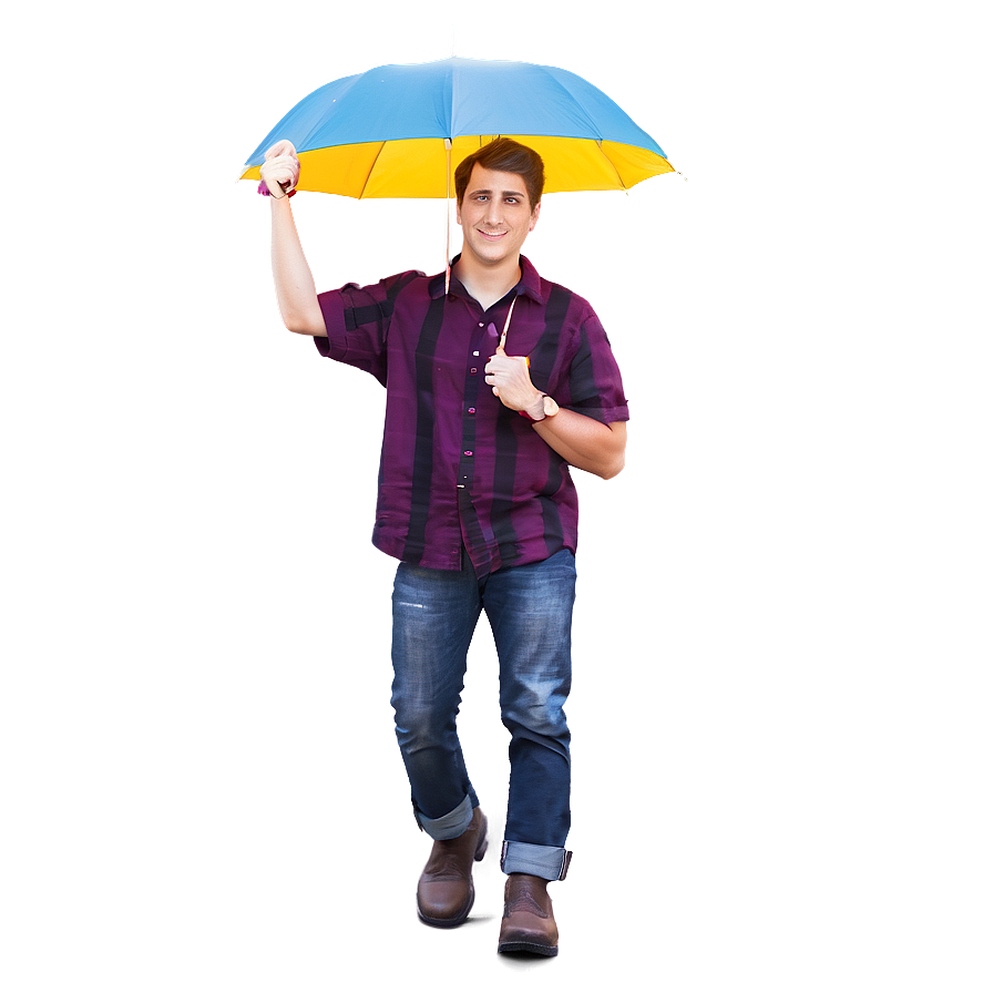 Random Person With Umbrella Png 35 PNG