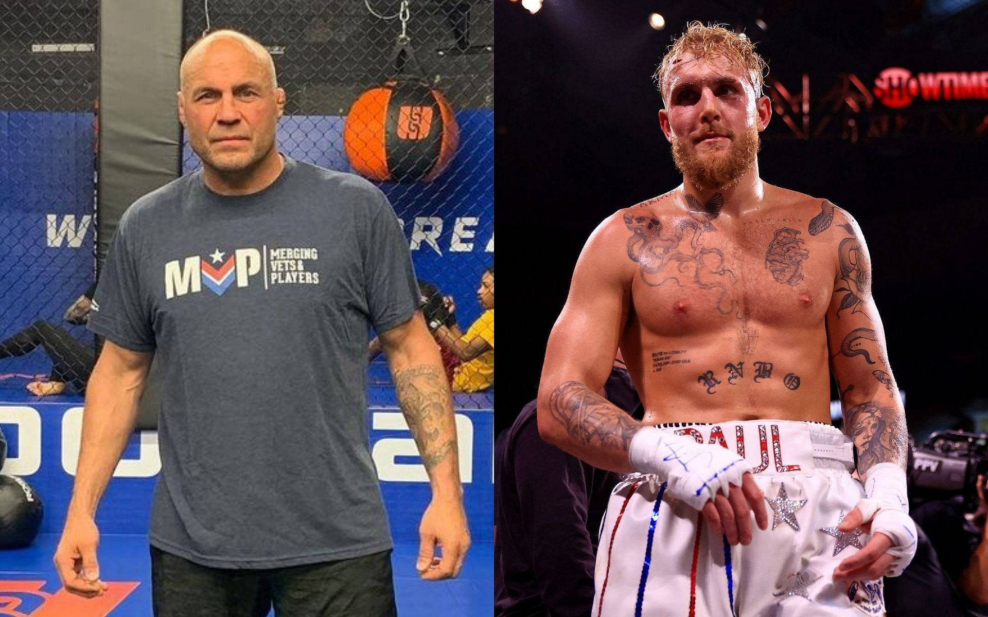 Randy Couture And Jake Paul Wallpaper