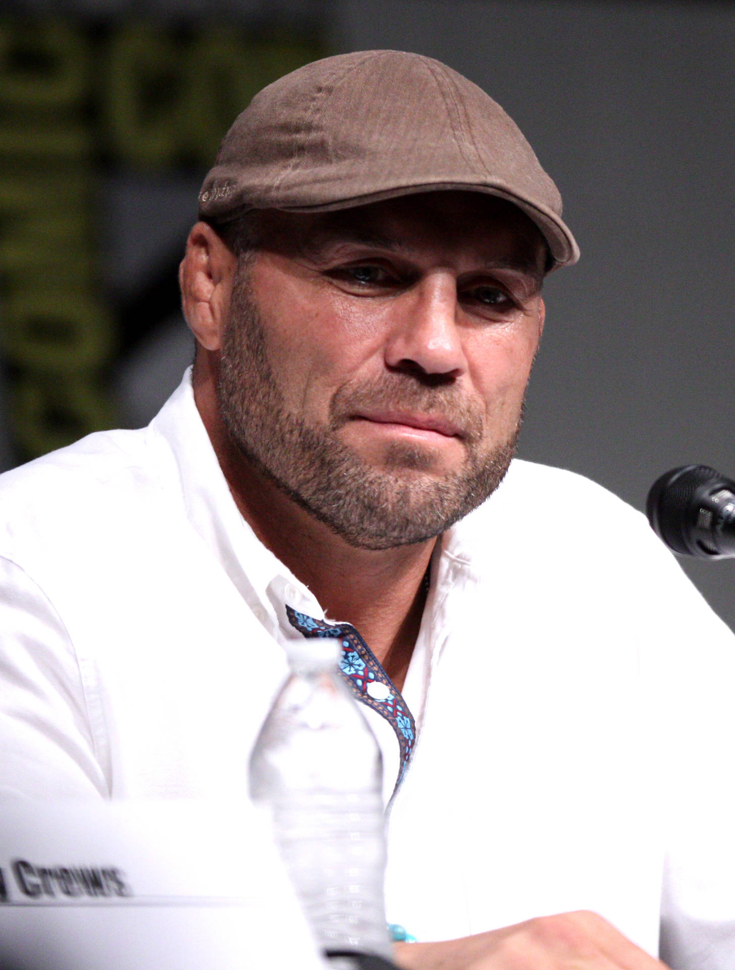 Randy Couture In White Wallpaper