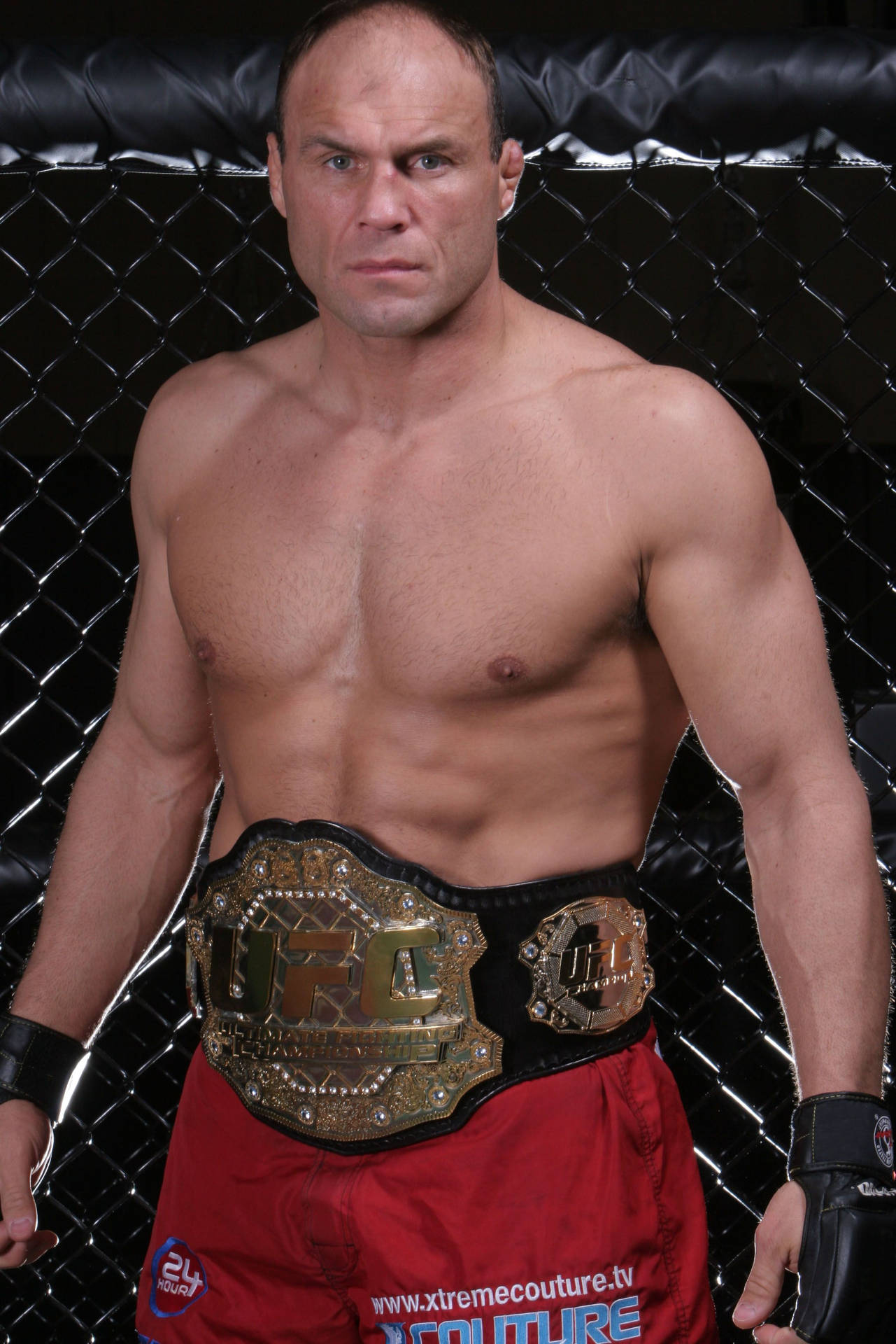 Randy Couture With Belt Wallpaper