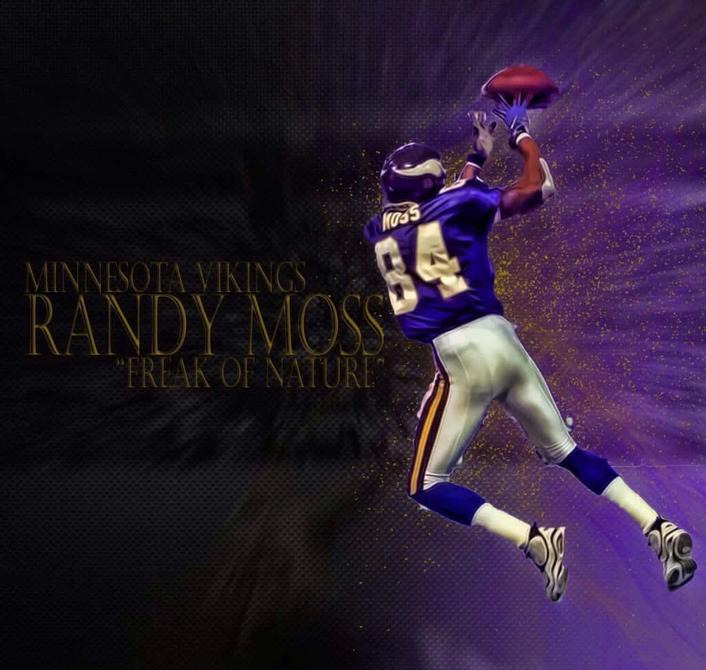 Randy Moss Minnesota Vikings Catch Artwork Wallpaper