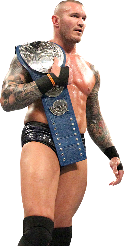 Randy Orton Champion Belt Pose PNG