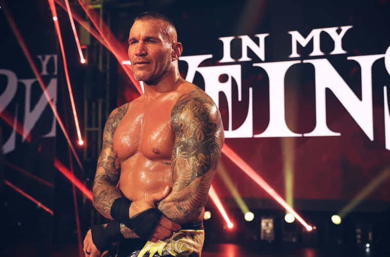Elluchador De La Wwe Randy Orton Luce Determinado Antes De Su Combate. Fondo de pantalla