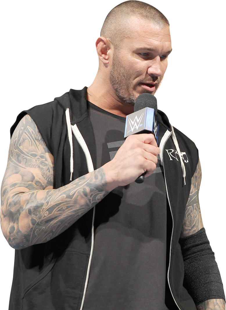 Randy Orton Speaking Microphone W W E PNG