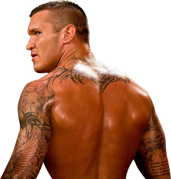 Randy Orton Tattooed Back PNG